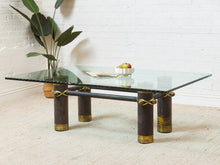 Large Chunky Post Modern Coffee Table