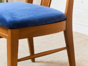 Blue Vintage Mid Century Dining Chairs