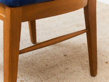 Blue Vintage Mid Century Dining Chairs
