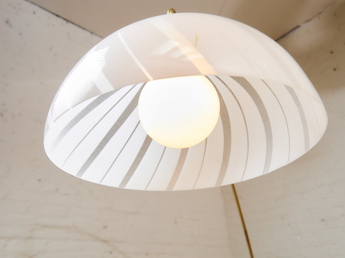Striped Italian Vintage Arc Lamp