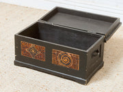 Large Mosaic Folk Art Antique Box