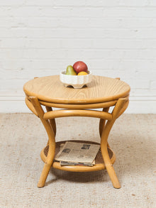 Bamboo Vintage and Table Two Tier
