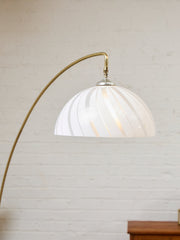Striped Italian Vintage Arc Lamp