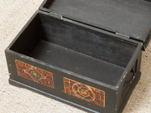 Large Mosaic Folk Art Antique Box