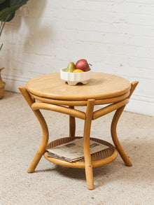 Bamboo Vintage and Table Two Tier