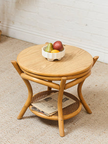 Bamboo Vintage and Table Two Tier