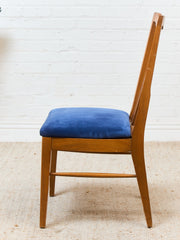 Blue Vintage Mid Century Dining Chairs
