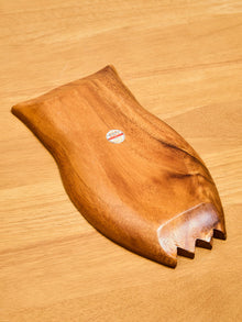 Vintage Wood Owl Tray