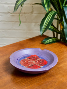 Enamel Vintage Ceramic Ashtray