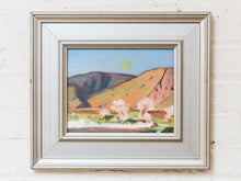 Expressionist  Landscape Abstract Oil Painting Desert Moon