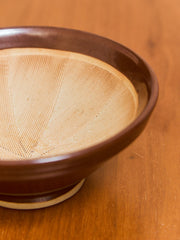 Suribachi Japanese Vintage Mortar Pottery Textured Bowl