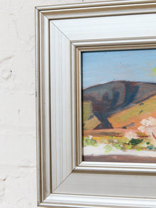 Expressionist  Landscape Abstract Oil Painting Desert Moon