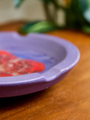Enamel Vintage Ceramic Ashtray