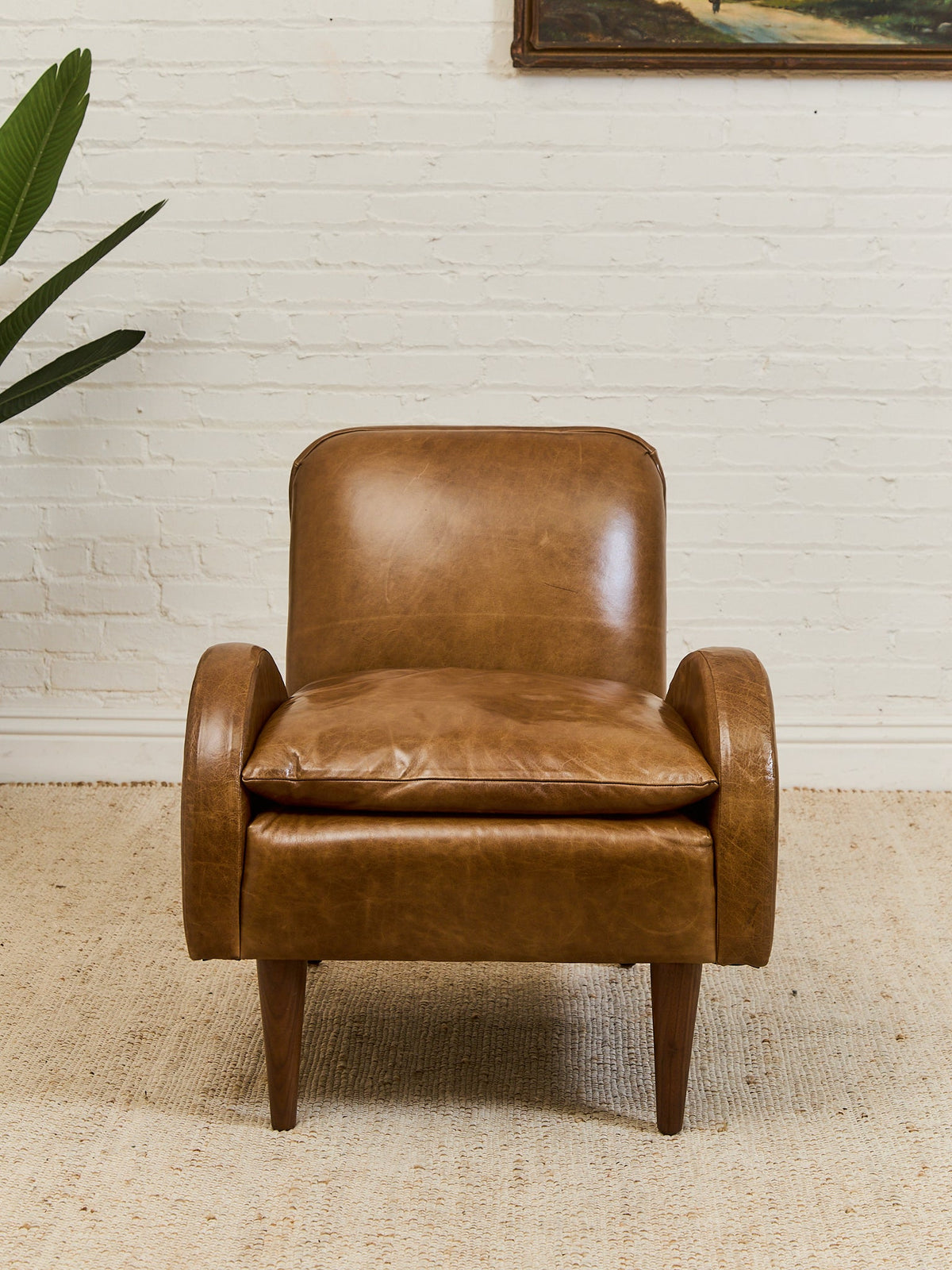 Roland Chair in Echo Umber Leather