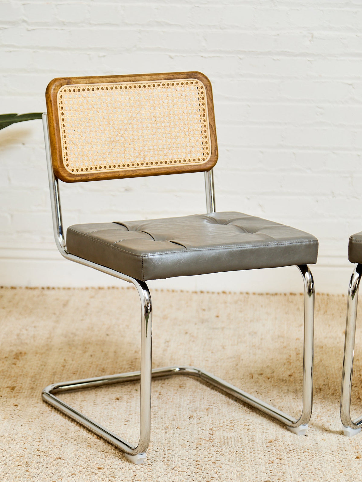 Grey Seat Rattan Chair