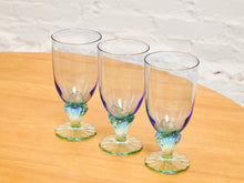 Set of Three Bormioli Rocco " Bahia" Water Glasses