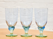 Set of Three Bormioli Rocco " Bahia" Water Glasses