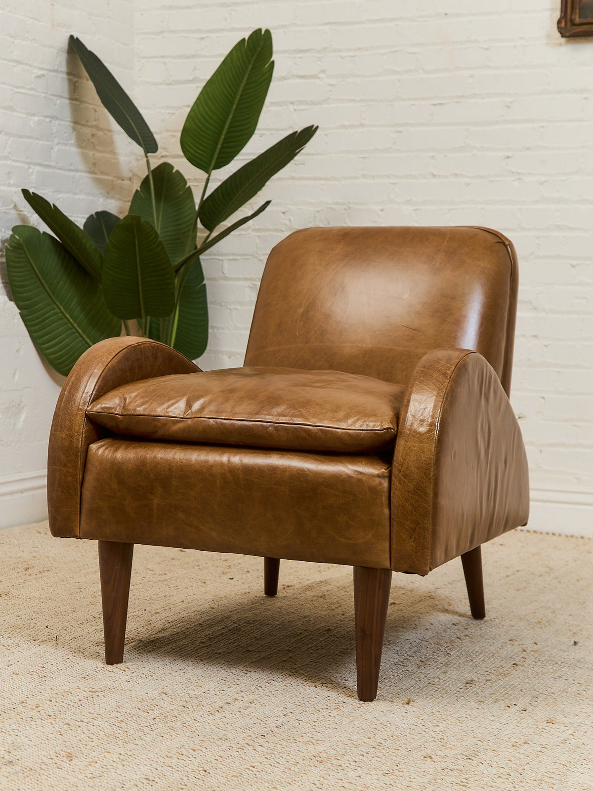 Roland Chair in Echo Umber Leather
