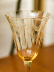 Tiffin Franciscan Art Deco Wine Glasses set of 6