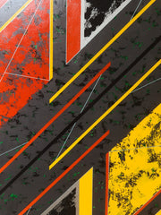 Red and Yellow museum Painting by Gerald Campbell