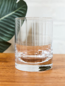 Vintage Mid Century Thick Bottom Rock Glasses