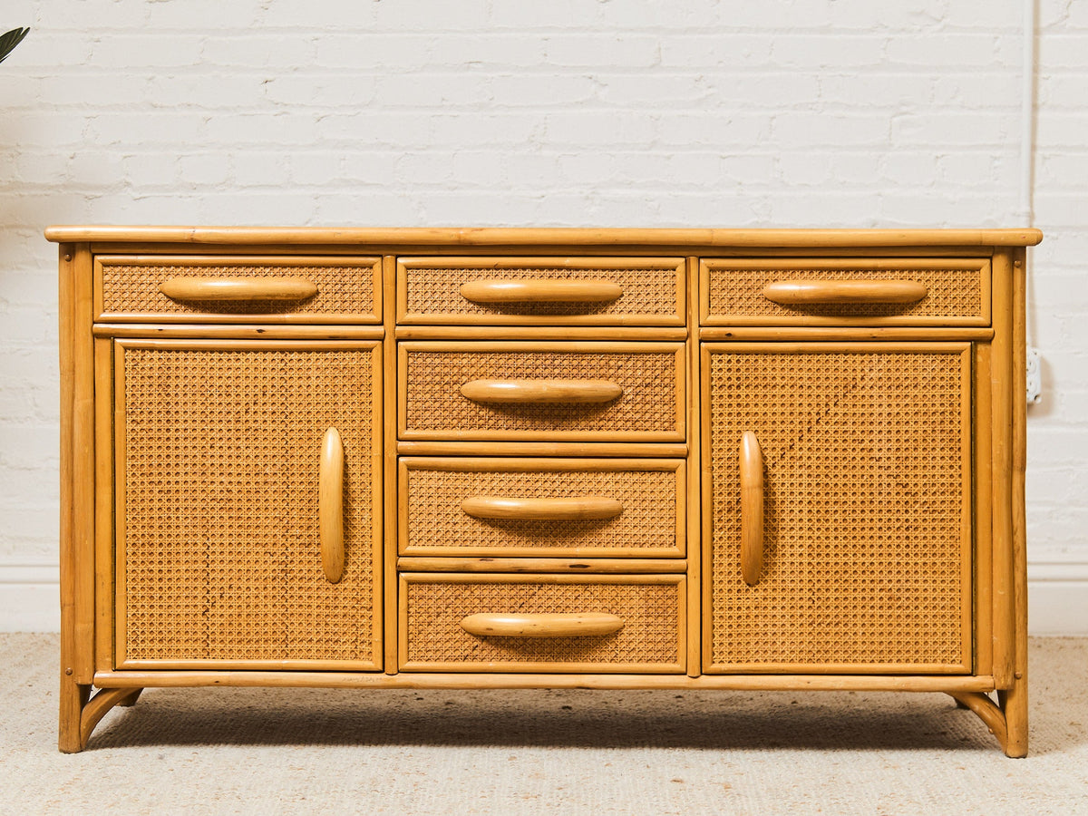 Bamboo Vintage Credenza