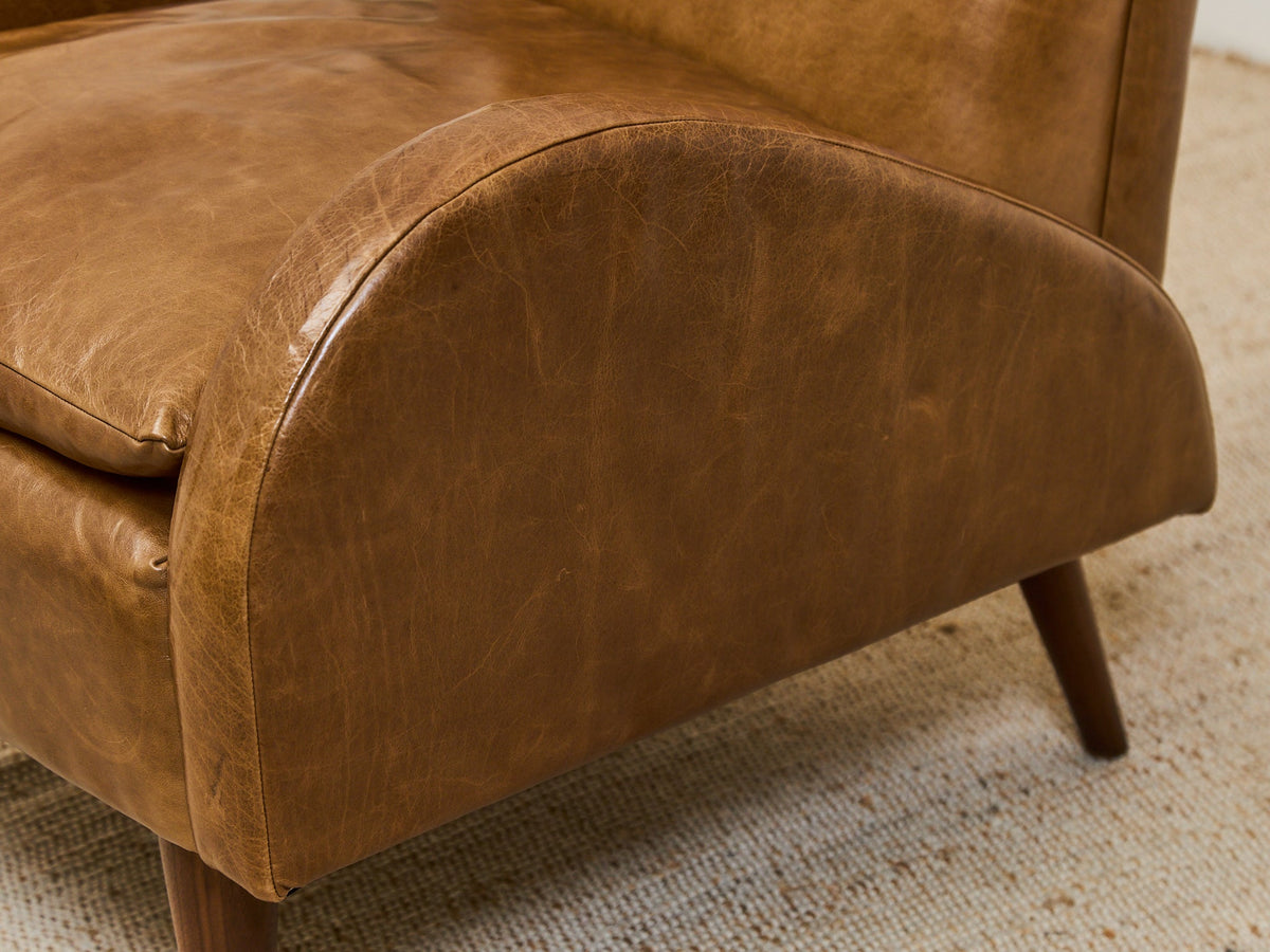 Roland Chair in Echo Umber Leather