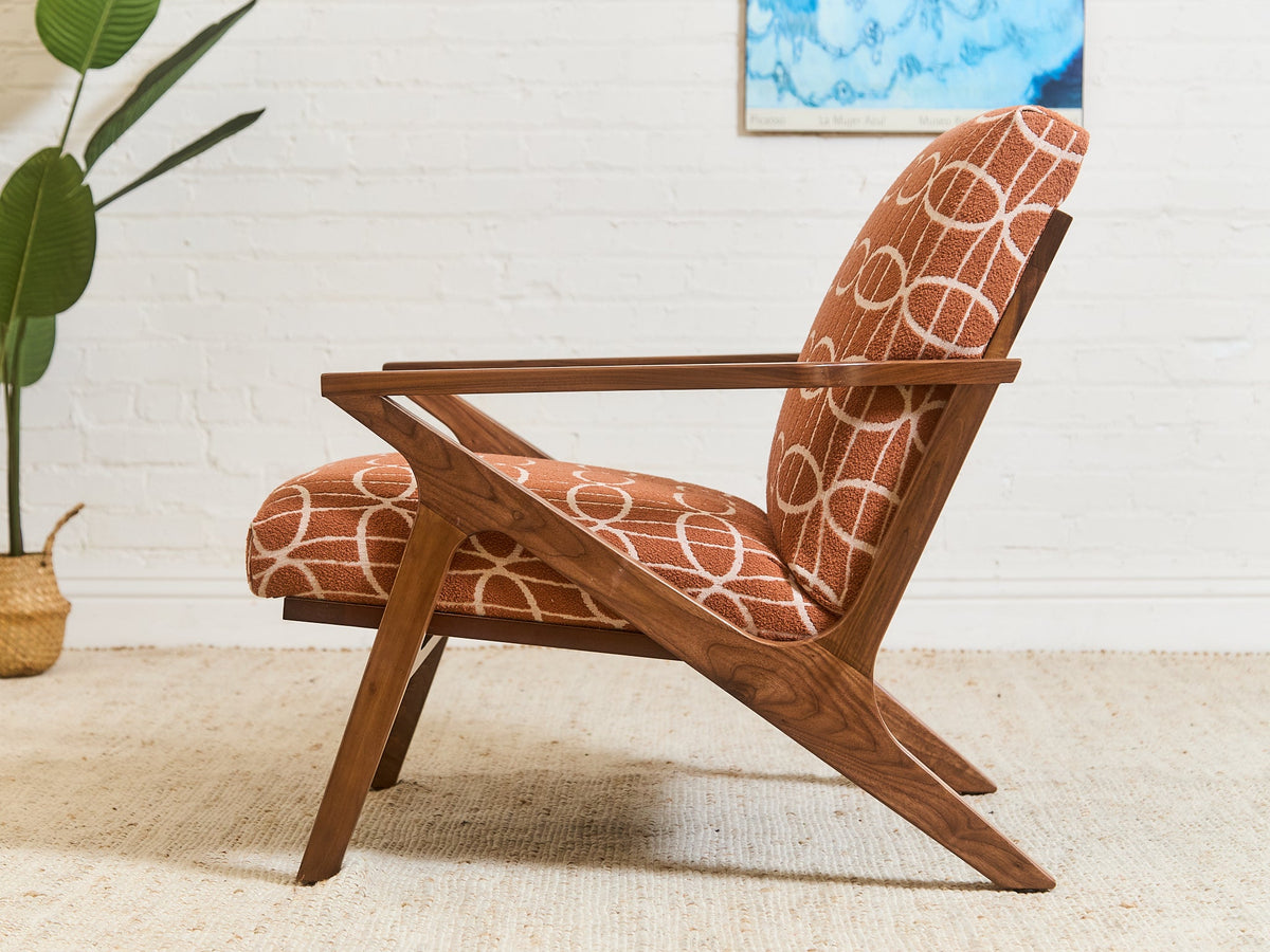 Zayden Lounge Chair in Anya Adobe
