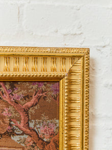 Antique Japanese Geisha Tapestry Framed