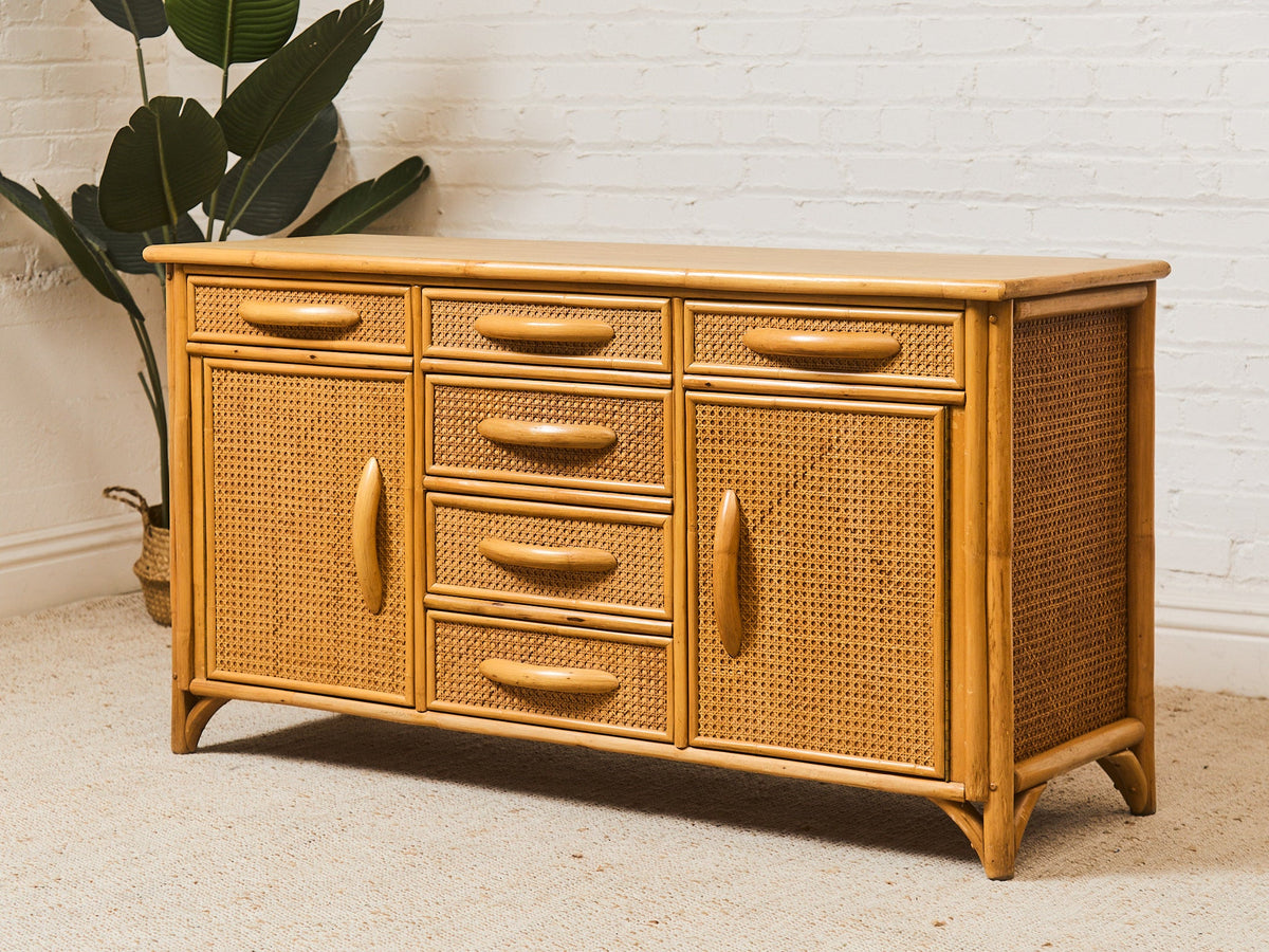 Bamboo Vintage Credenza