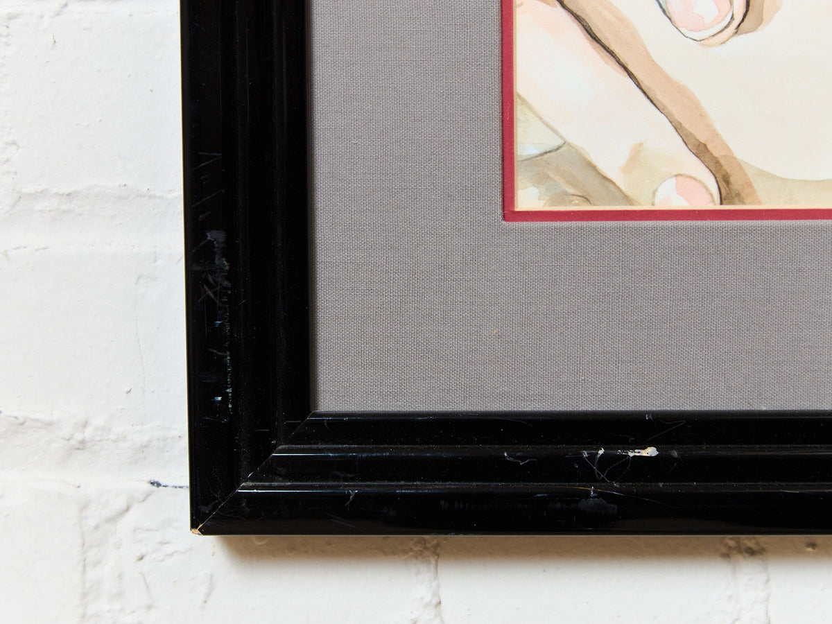 Vintage Painting of a Demure Gentleman