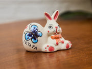 Vintage Ceramic Bunny Salt Shaker, Hand-Painted, Made in Japan