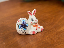 Vintage Ceramic Bunny Salt Shaker, Hand-Painted, Made in Japan