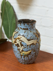 Qing Qianlong Style Dragon Vase with Turquoise Glaze
