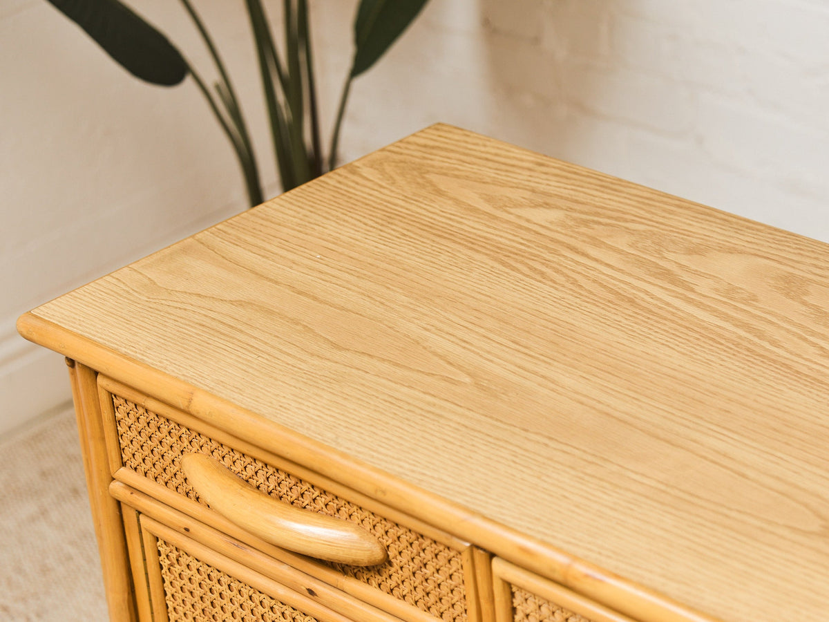 Bamboo Vintage Credenza