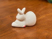 Vintage Ceramic Bunny Salt Shaker, Hand-Painted, Made in Japan