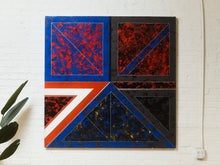 Blue and Red museum Painting by Gerald Campbell