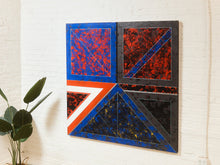 Blue and Red museum Painting by Gerald Campbell