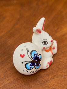 Vintage Ceramic Bunny Salt Shaker, Hand-Painted, Made in Japan