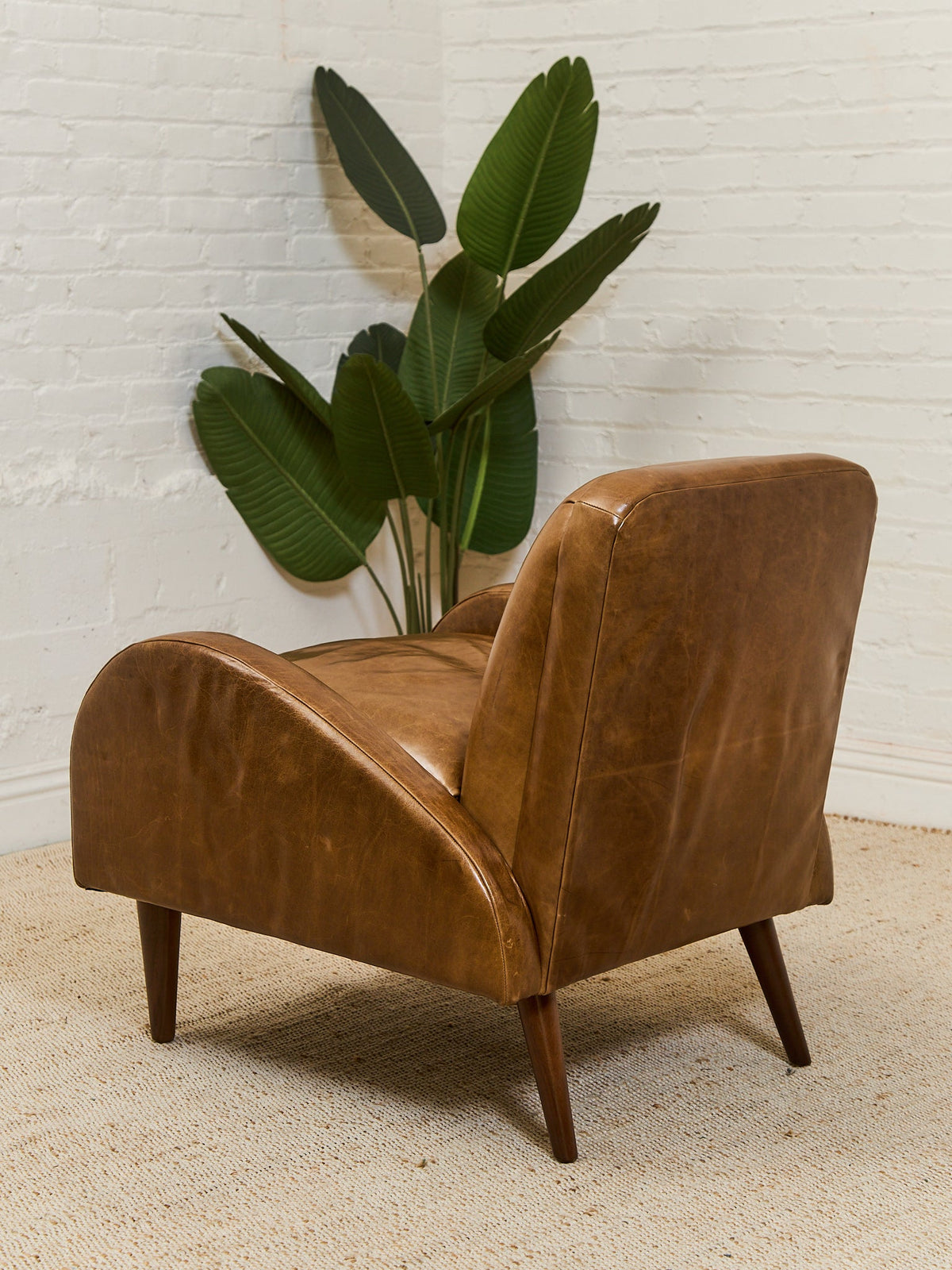 Roland Chair in Echo Umber Leather