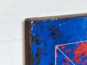 Blue and Red museum Painting by Gerald Campbell