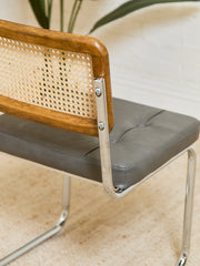 Grey Seat Rattan Chair
