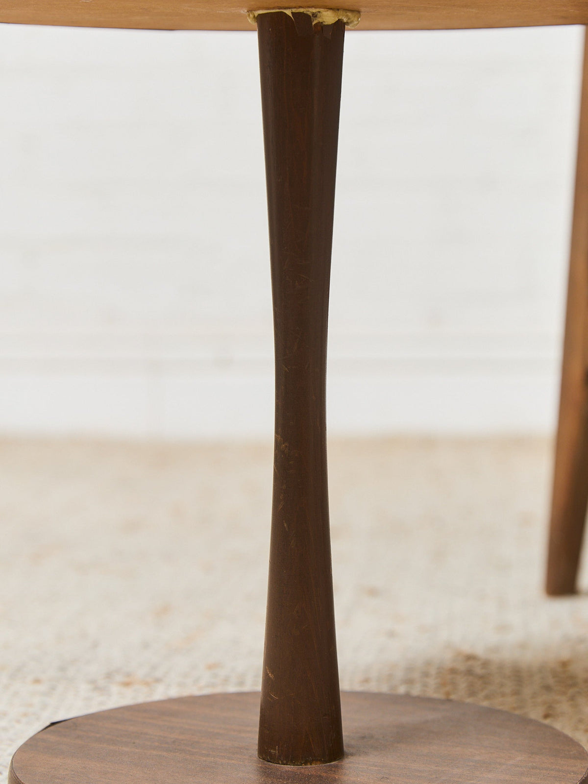 Vintage Mid Century Pedestal Table