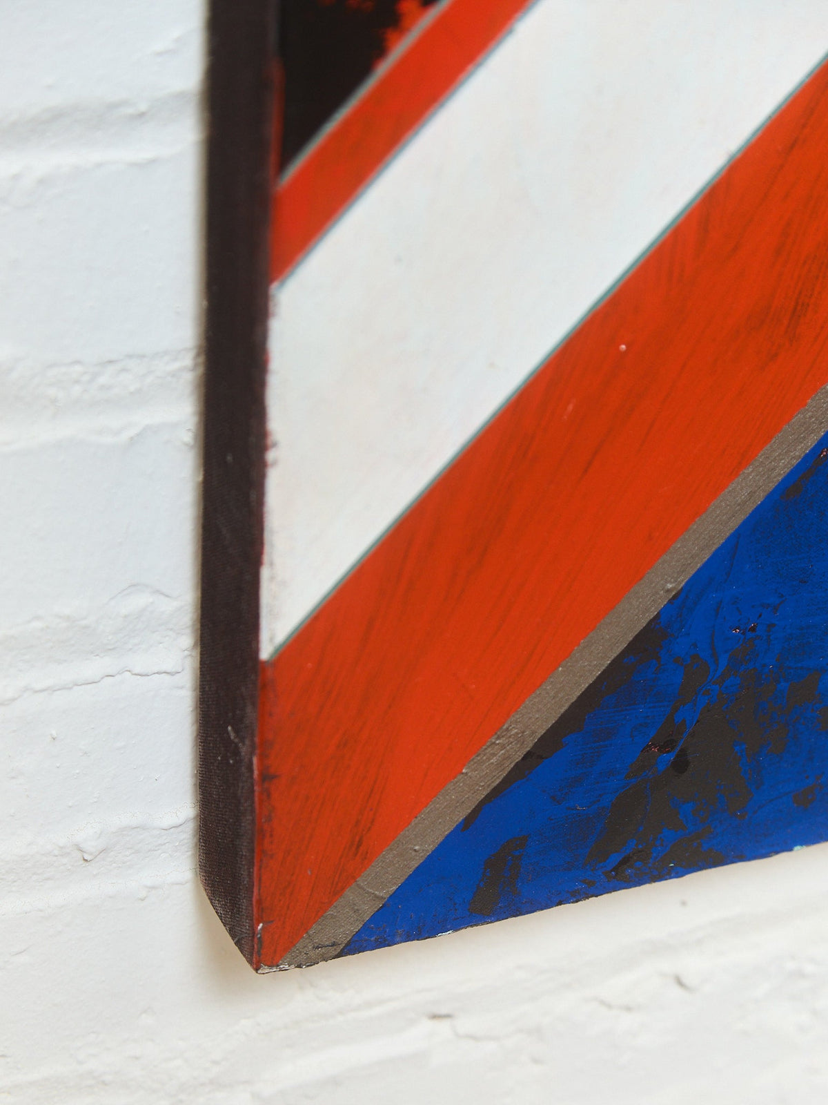 Blue and Red museum Painting by Gerald Campbell