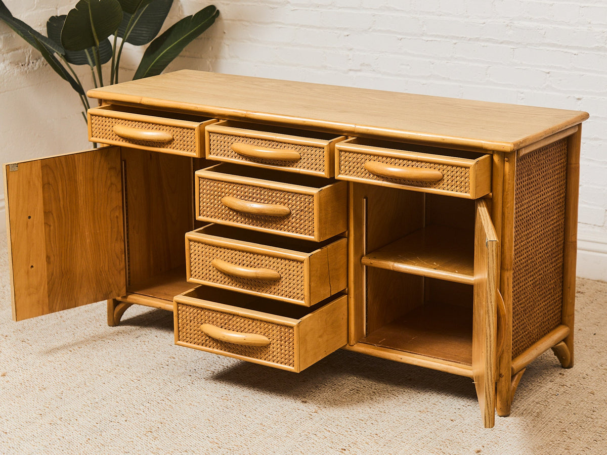 Bamboo Vintage Credenza