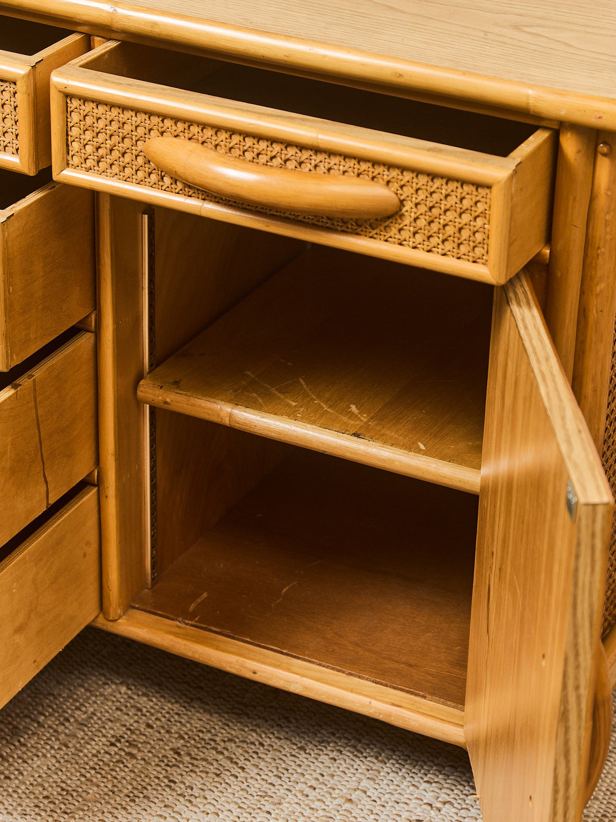 Bamboo Vintage Credenza