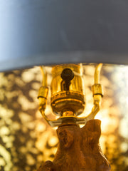 1960's Burl Vintage Lamp