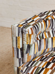 Babita Swivel Chair in Striker Copper