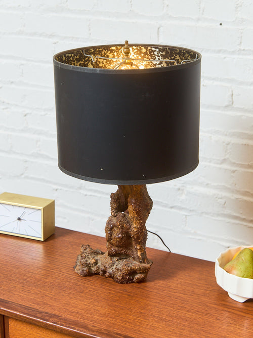 1960's Burl Vintage Lamp
