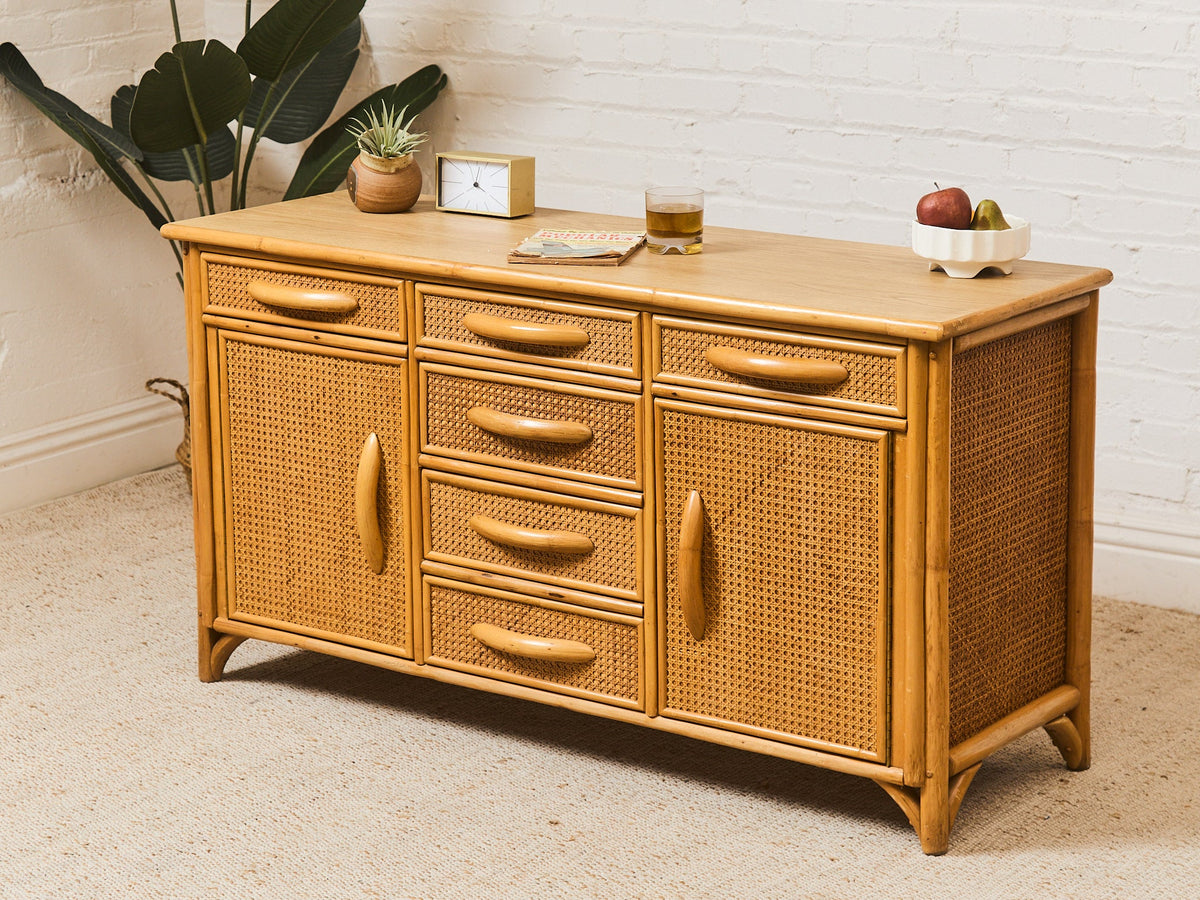 Bamboo Vintage Credenza